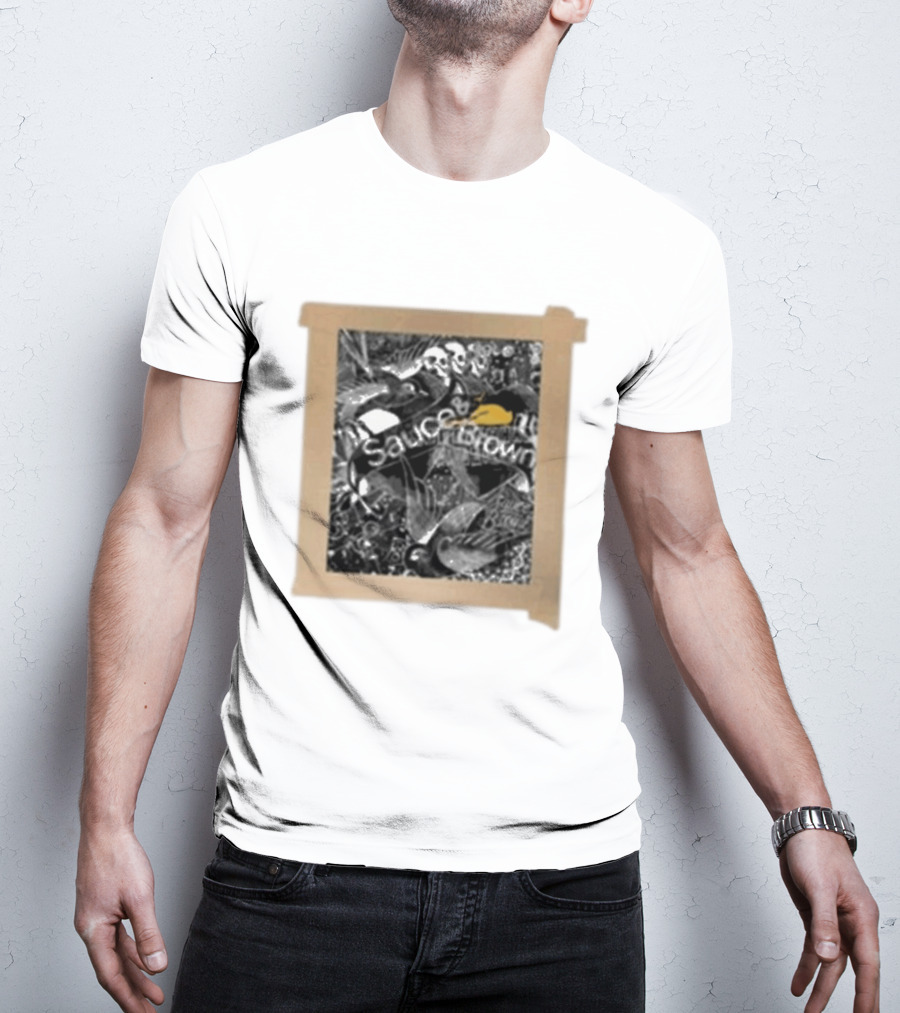 Sauceandbrown Project Press Ornate Bird And Skull T-Shirt