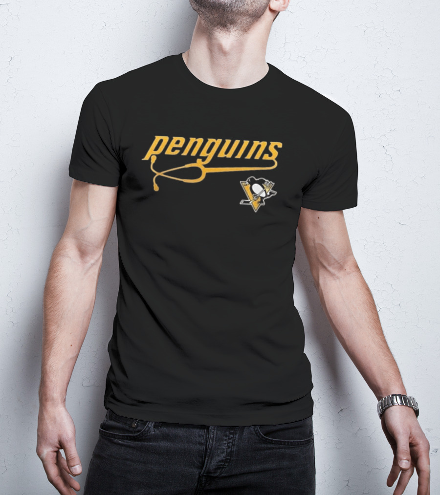 Pittsburgh Penguins Healthcare Appreciation Night 2026 Stethoscope T-Shirt