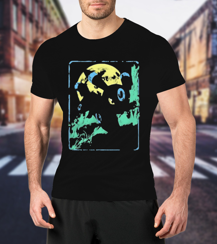 8thwndr Moonbreon Neon Lunar Creature T-Shirt