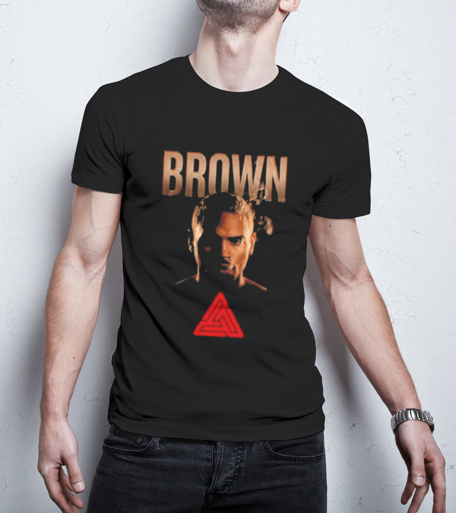 Chris Brown 2026 R&B Tour Promo With Geometric T-Shirt