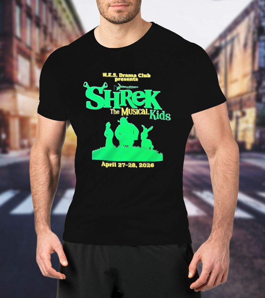 HHS Drama Club Presents Shrek The Musical Kids August 3rd 5th 2023 T-Shirt