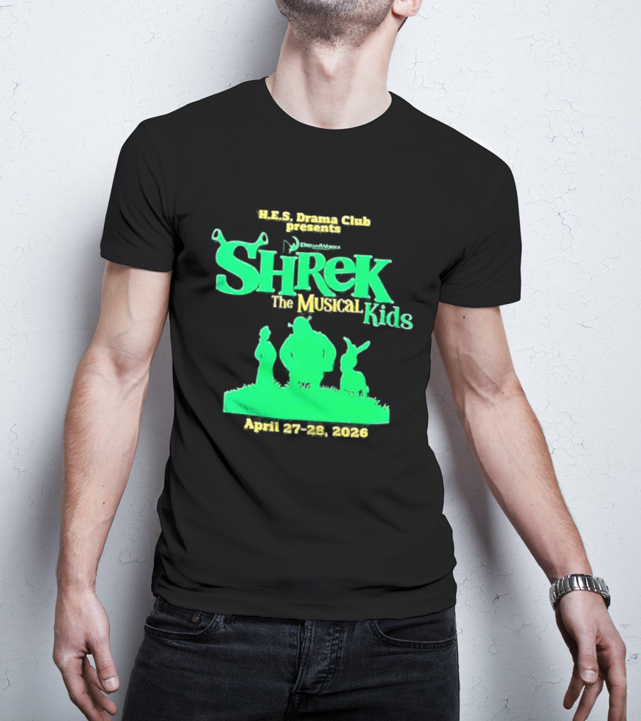 HHS Drama Club Presents Shrek The Musical Kids August 3rd 5th 2023 T-Shirt