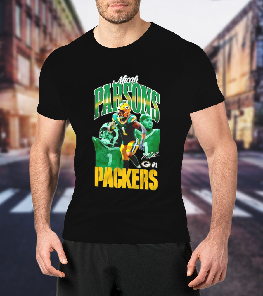 Micah Parsons Green Bay Packers NFL Iconic 2023 #1 T-Shirt