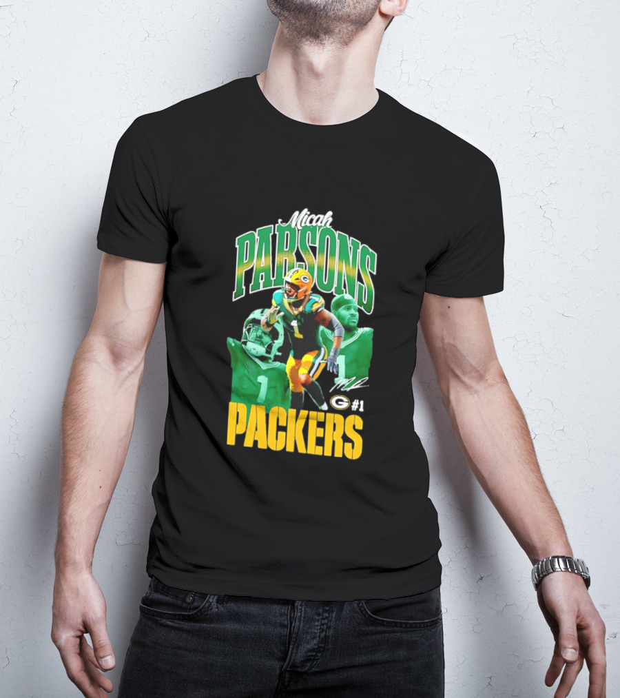 Micah Parsons Green Bay Packers NFL Iconic 2023 #1 T-Shirt