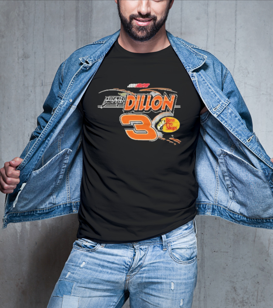 Austin Dillon 3 Bass Pro Shops 2026 Racing T-Shirt