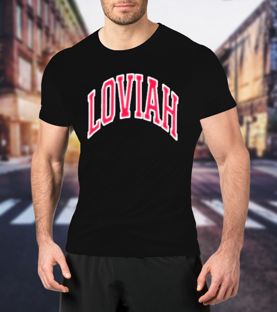 Empire Loviah Team Bold Red Arch Lettering T-Shirt
