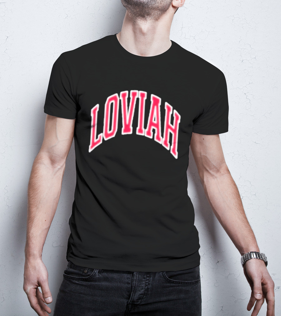 Empire Loviah Team Bold Red Arch Lettering T-Shirt