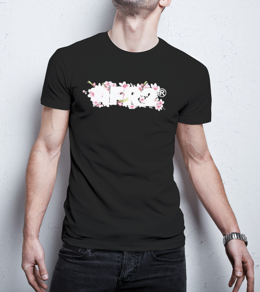 FR2 Embroidery Sakura Cherry Blossoms T-Shirt