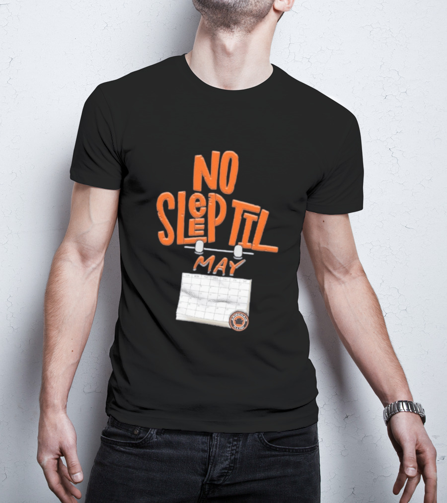 No Sleep Til May Armchair Illinois Fighting Illini Calendar T-Shirt