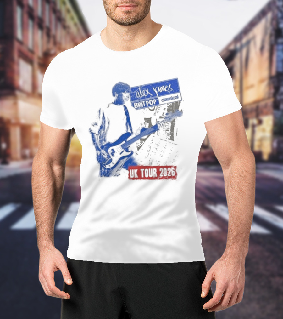 Alex James Britpop Classical UK Tour 2026 T-Shirt