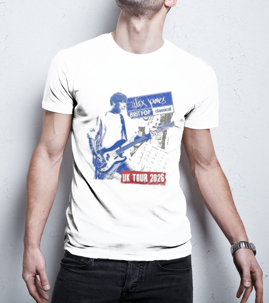 Alex James Britpop Classical UK Tour 2026 T-Shirt