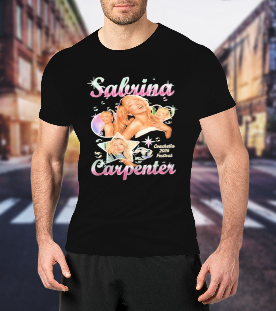 Sabrina Carpenter Coachella Valley Music Festival Star T-Shirt