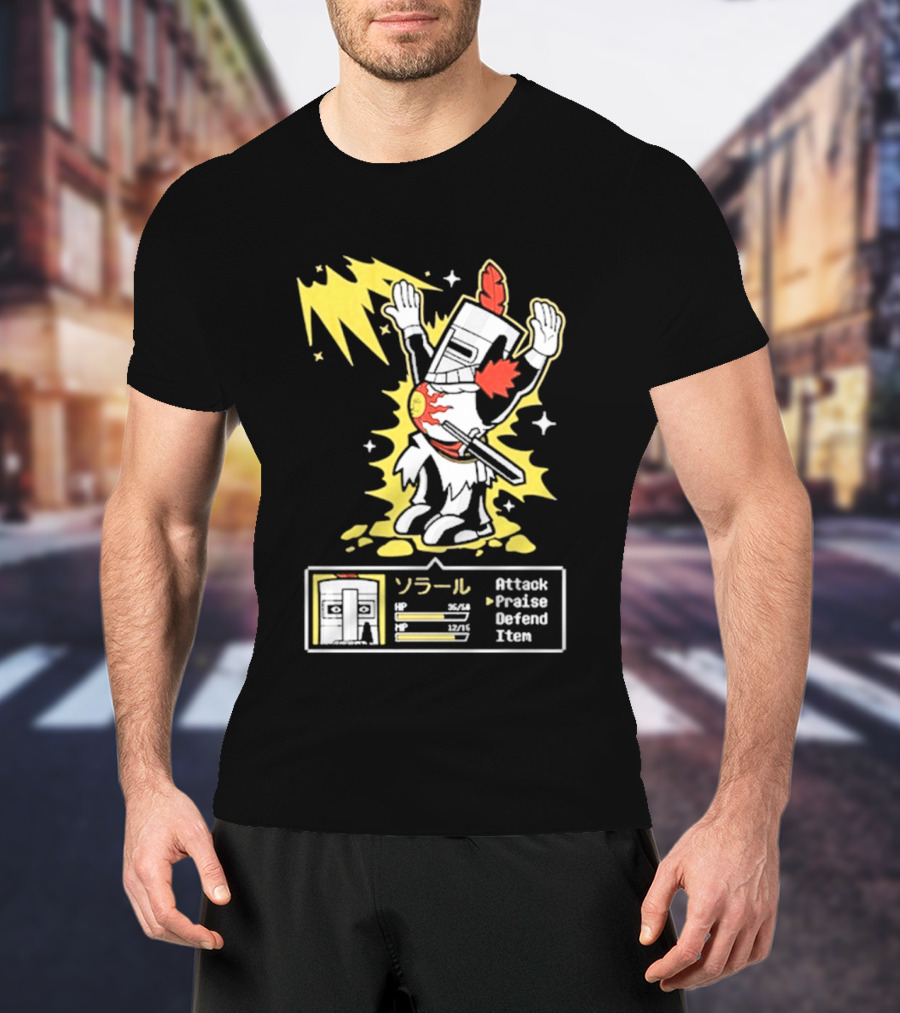 Solar Man Goblin Tengu Attack Praise Defend Item T-Shirt