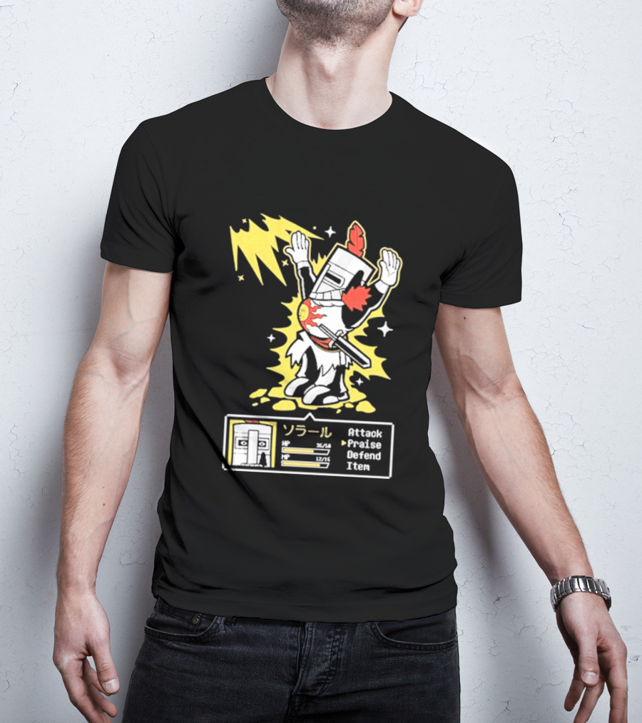 Solar Man Goblin Tengu Attack Praise Defend Item T-Shirt