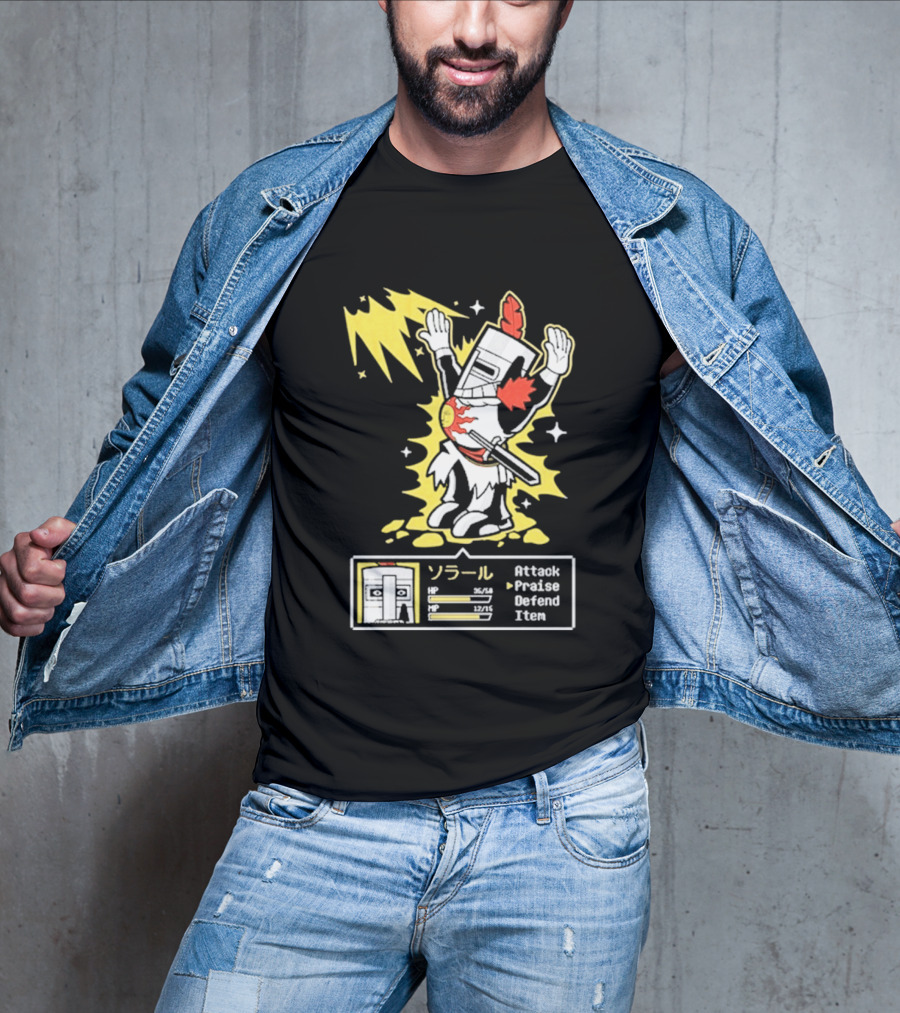 Solar Man Goblin Tengu Attack Praise Defend Item T-Shirt