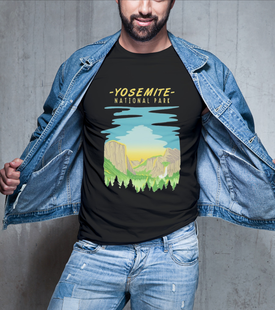 Yosemite National Park Scenic Nature Vista T-Shirt