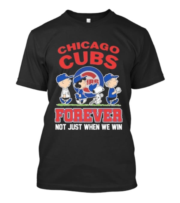 2026 Chicago Cubs Peanuts Abbey Road Forever Not Just When We Win T-Shirt
