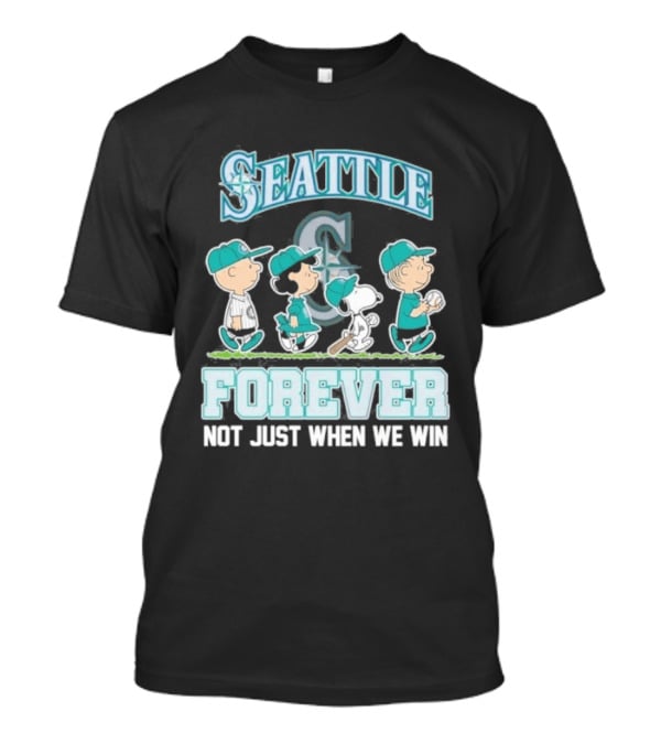 Seattle Peanuts Abbey Road Forever Not Just When We Win 2026 T-Shirt