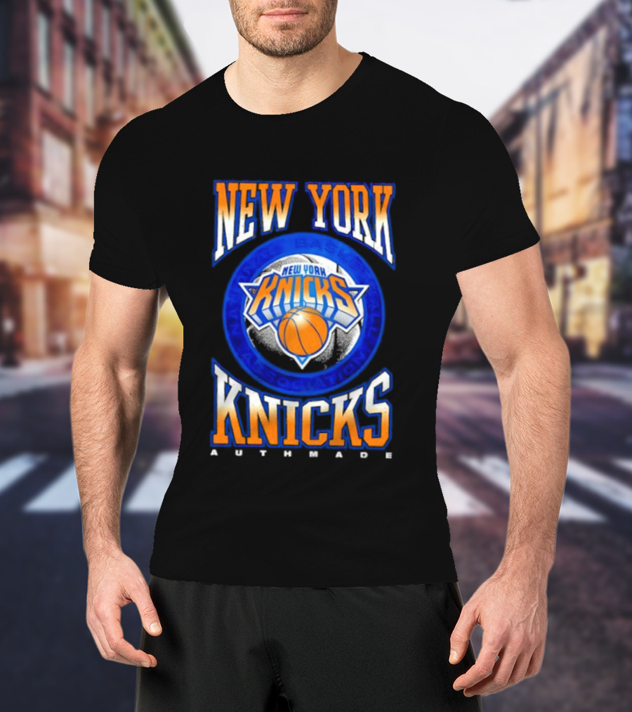 New York Knicks Authmade Basketball New York Knicks T-Shirt