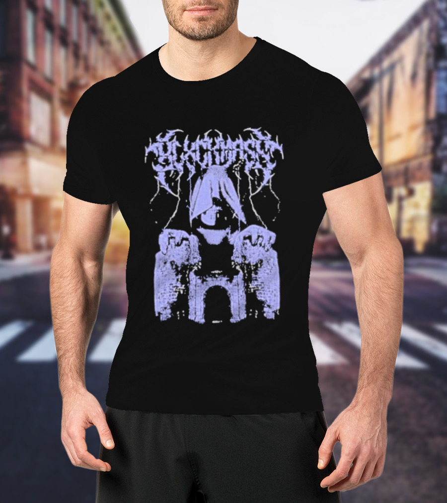 Blxckmass Necromancer Oversized Gothic Spellbinding Aesthetic T-Shirt