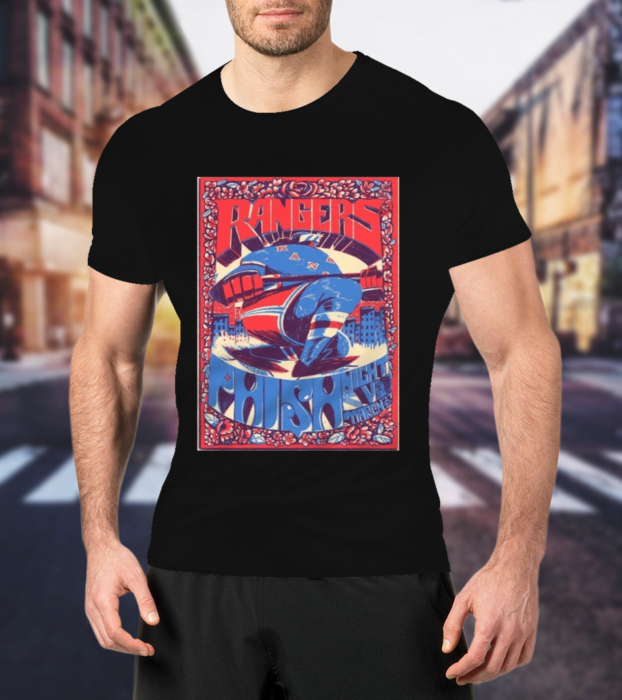 Rangers Phish Night Live At Madison Square Garden March 27 2026 T-Shirt