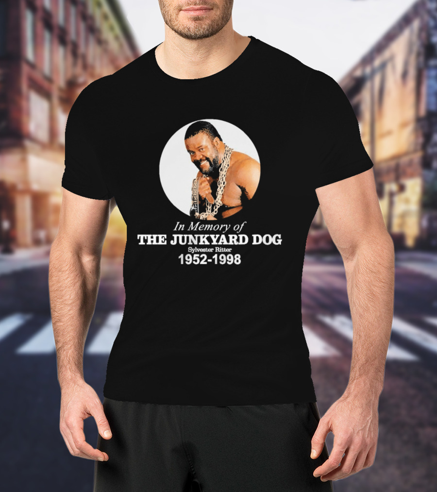 WWE In Memory Of The Junkyard Dog Sylvester Ritter 1952 1998 T-Shirt