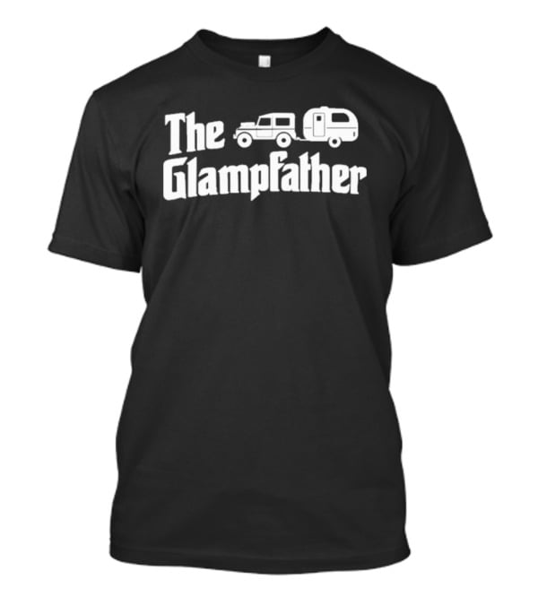 The Glampfather Jeep Camper Caravan Camping Trip T-Shirt