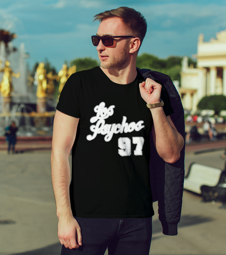 Los Psychos 97 Throwback The Psycho Realm Rare T-Shirt
