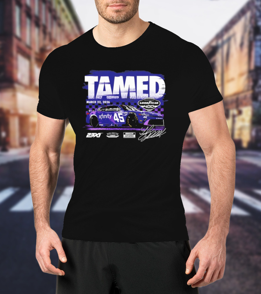 Tamed March 22 2026 Xfinity 45 Goodyear 400 Race Winner Tyler Reddick 23XI Racing T-Shirt