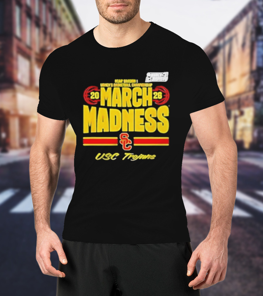 USC Trojans March Madness 2026 Women's Basketball T-Shirt