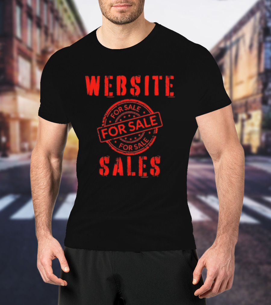 Website Sales For Sale Online Promotion T-Shirt