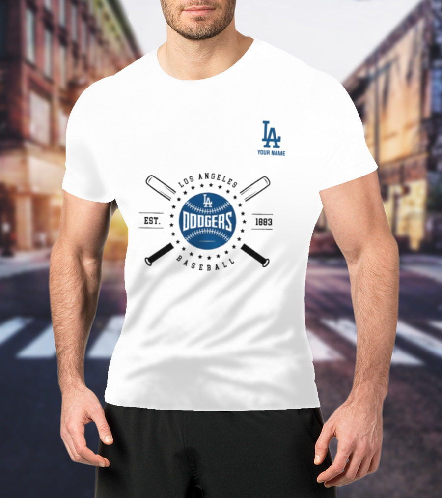 Los Angeles Dodgers Baseball Est 1883 LA Team Store T-Shirt