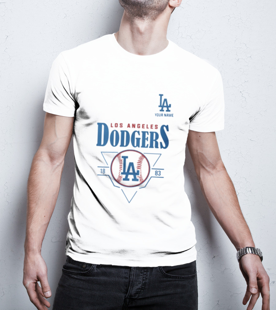 Los Angeles Dodgers 1903 Your Name LA Baseball T-Shirt