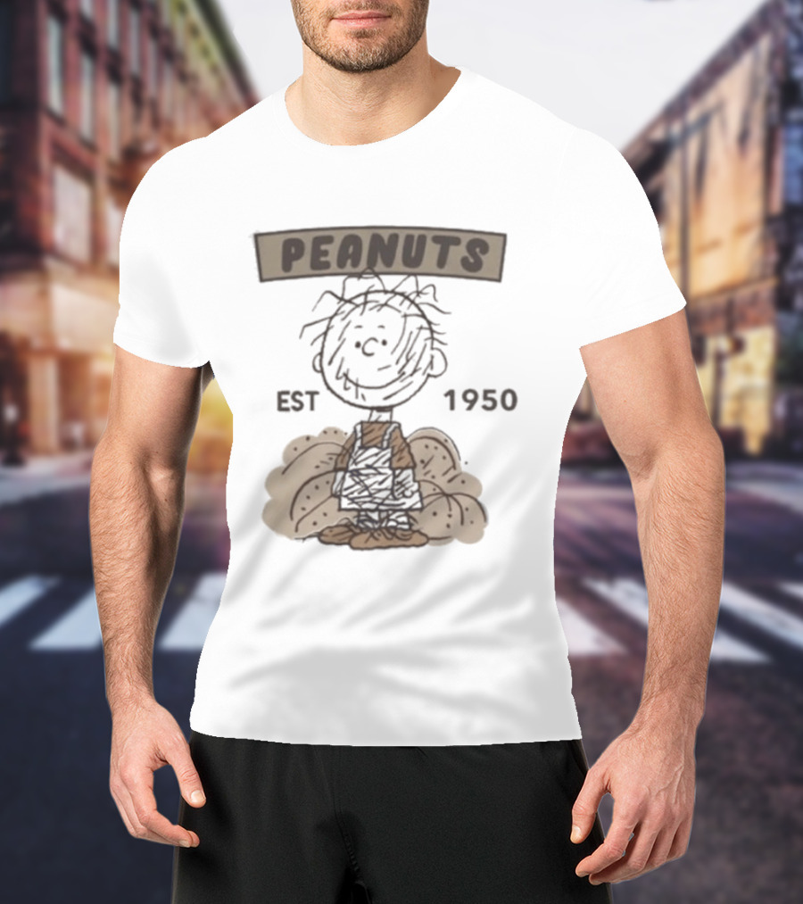 Peanuts Pigpen Character Est 1950 Comic Strip T-Shirt