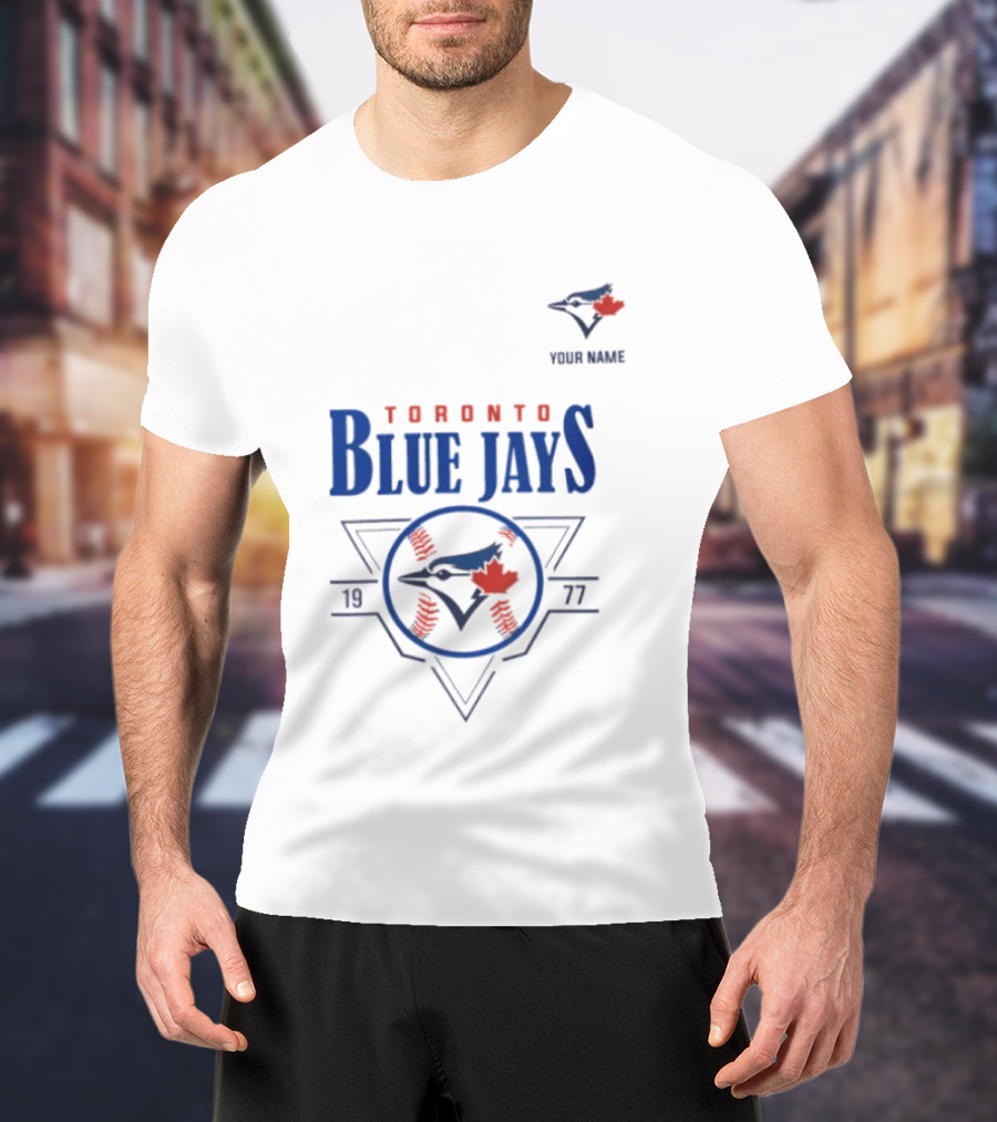 Toronto Blue Jays Your Name 1977 Retro Baseball T-Shirt