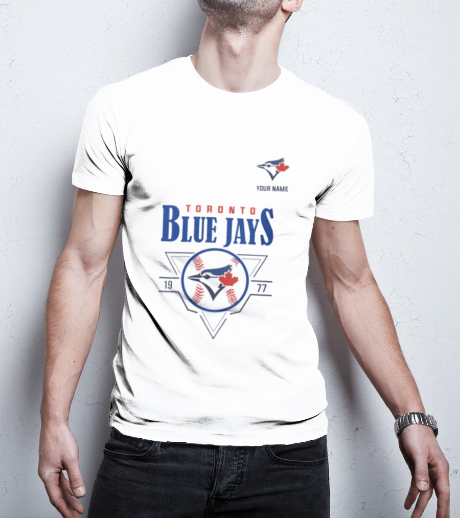 Toronto Blue Jays Your Name 1977 Retro Baseball T-Shirt