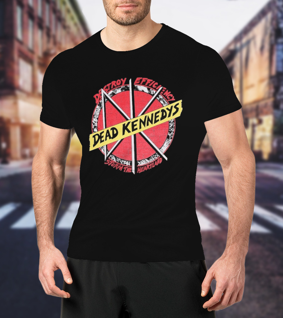 Dead Kennedys Destroy Efficiency Storm The Heartland T-Shirt
