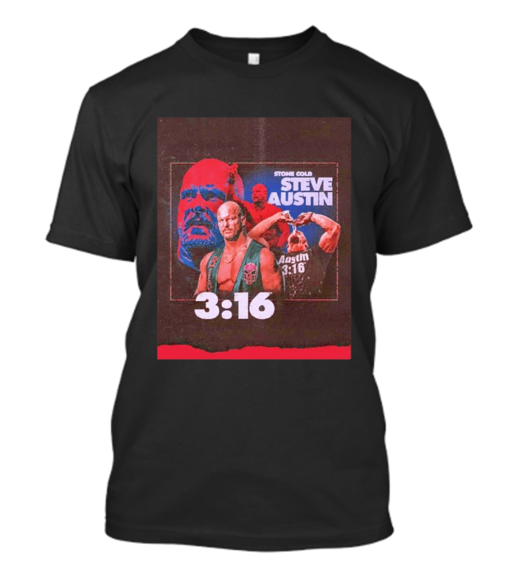 Stone Cold Steve Austin 3:16 King Of The Ring 1996 Vintage Wrestling T-Shirt
