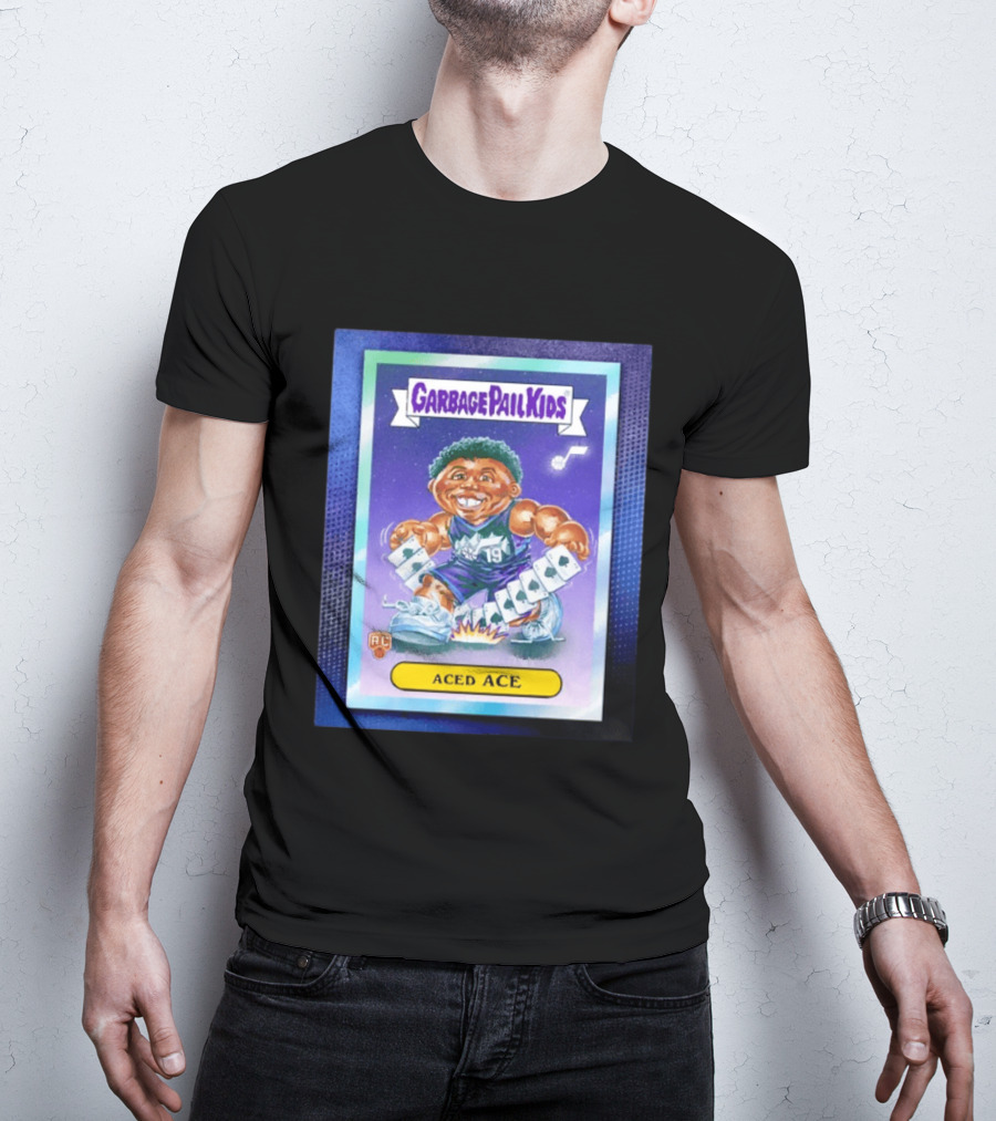 Garbage Pail Kids Aced Ace Bailey Utah Jazz Trading Card T-Shirt