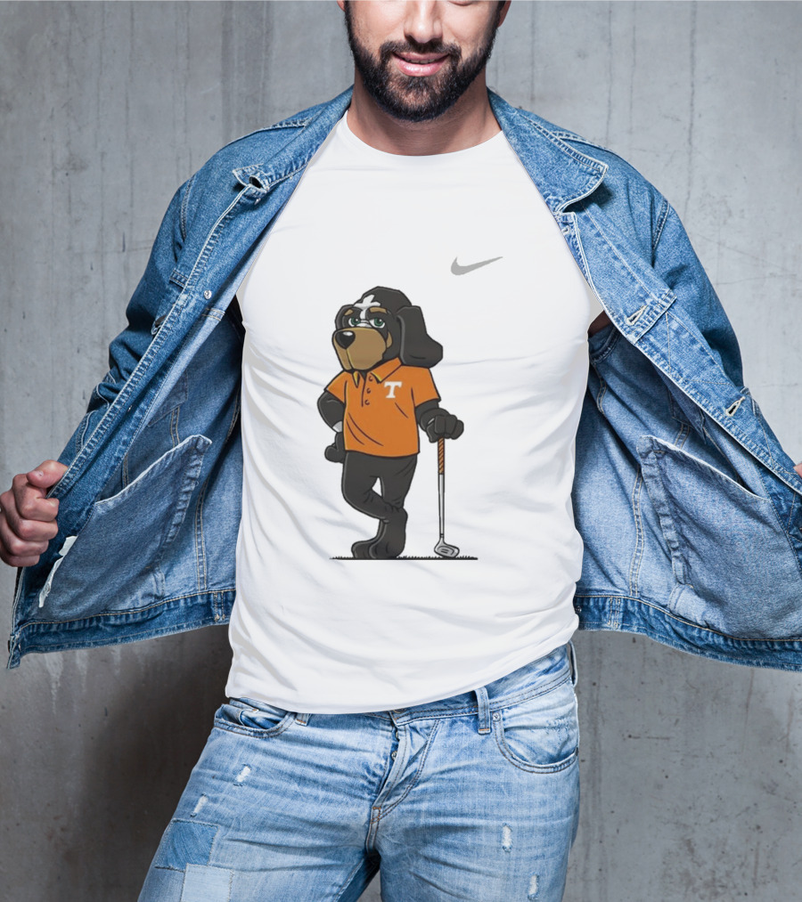 Vol Golfing Smokey In Tennessee Orange Nike T-Shirt