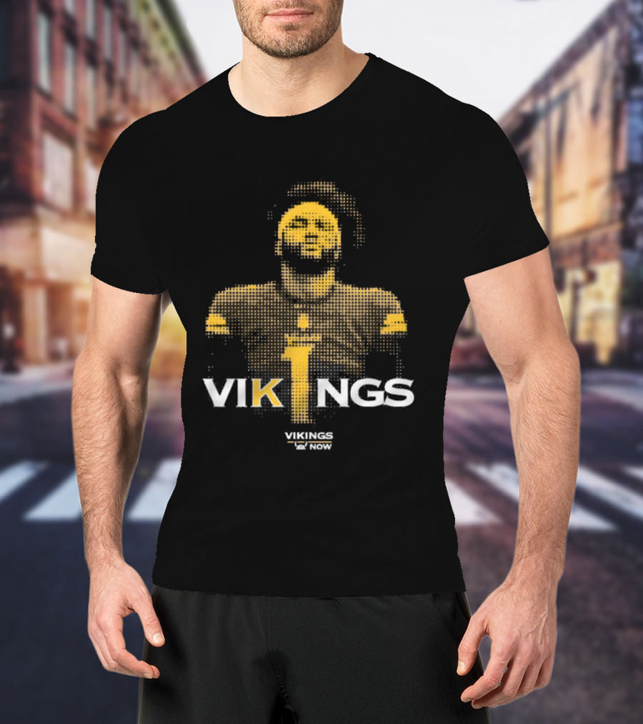 Minnesota Vikings Kyler Murray Number 1 Football T-Shirt