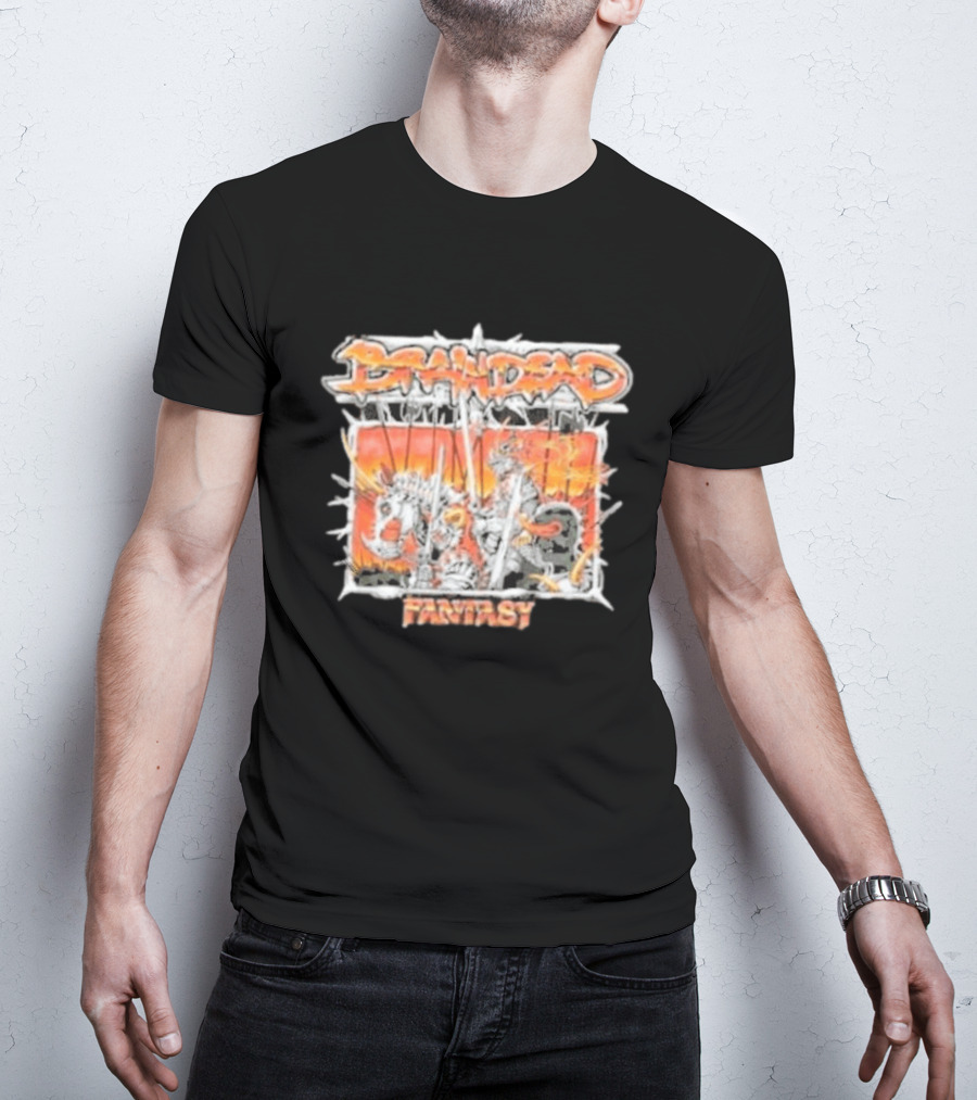 Brain Dead Fantasy Gomze Knight Battle Scene T-Shirt