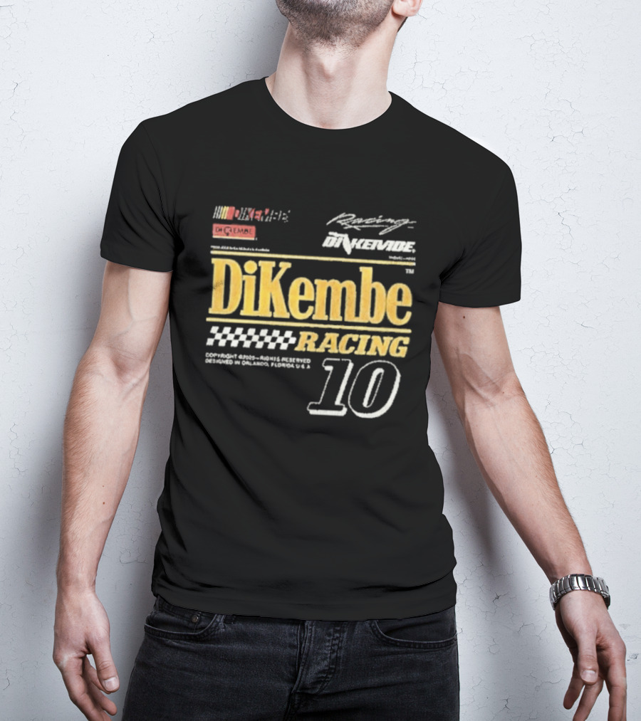 DiKembe Racing Gainesville Orlando Florida Number 10 T-Shirt