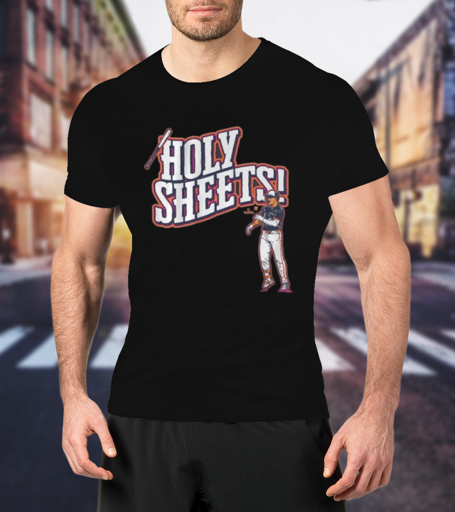 Gavin Sheets Holy Sheets Bat Toss Baseball Player T-Shirt