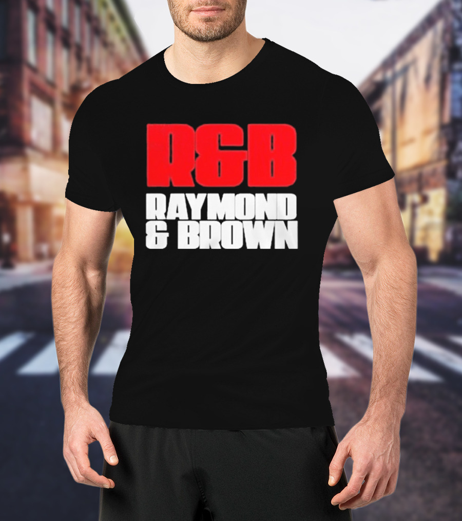 Raymond & Brown R&B World Tour 2026 Bold Red White T-Shirt