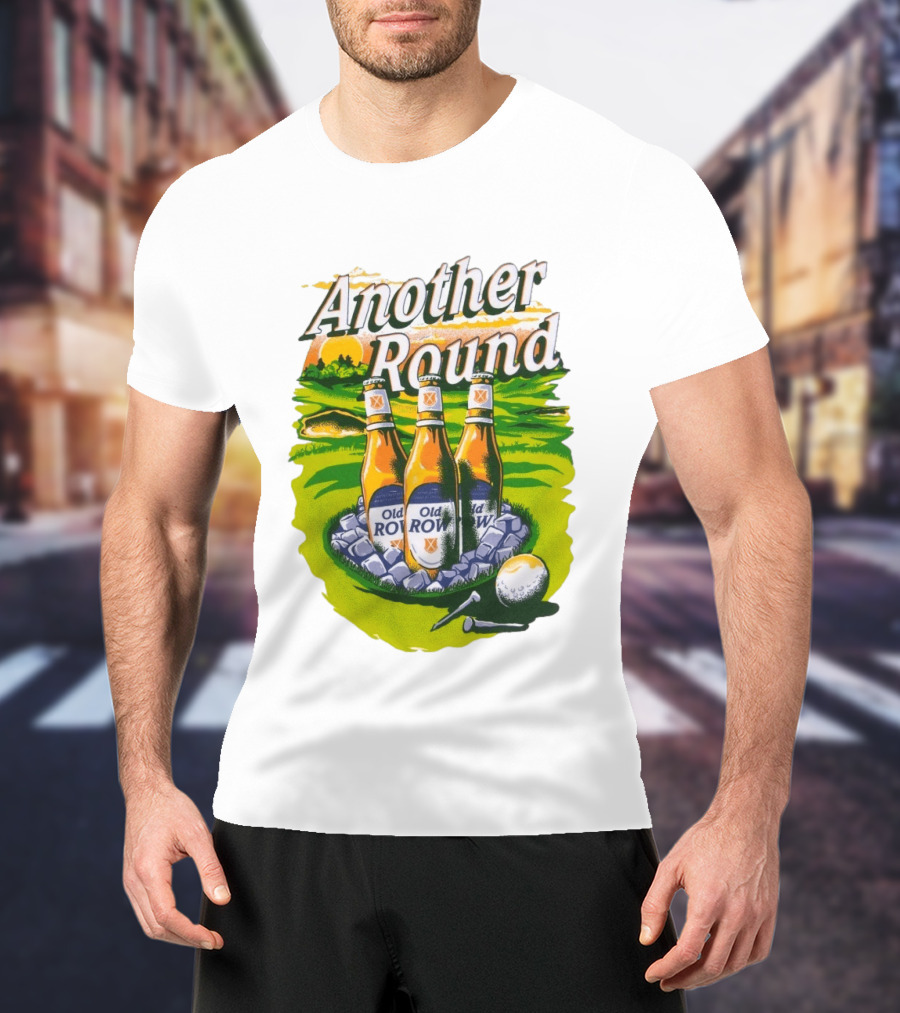 Another Round Old Row Golf Beer Bottles T-Shirt