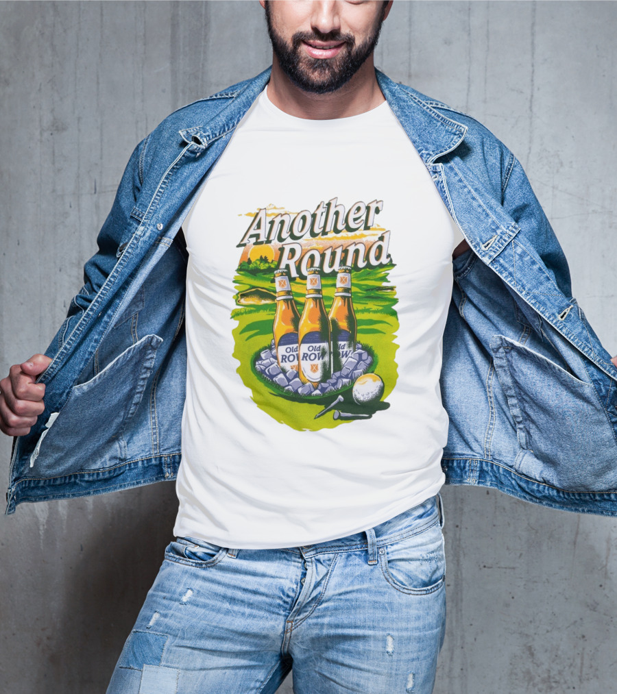 Another Round Old Row Golf Beer Bottles T-Shirt