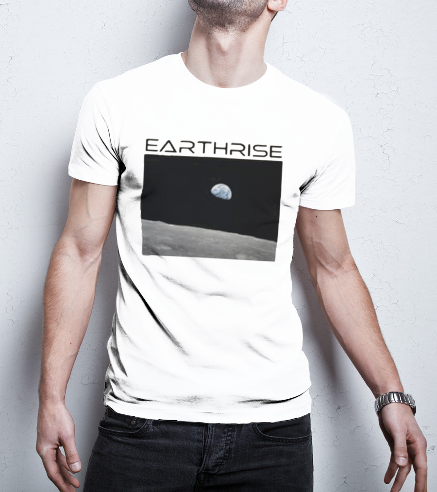 Artemis Mission Earthrise Moon View T-Shirt