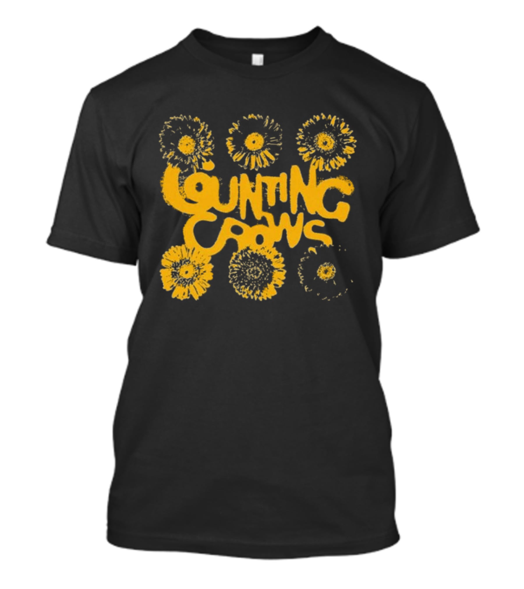 Counting Crows 90's Flower Power Aesthetic T-Shirt