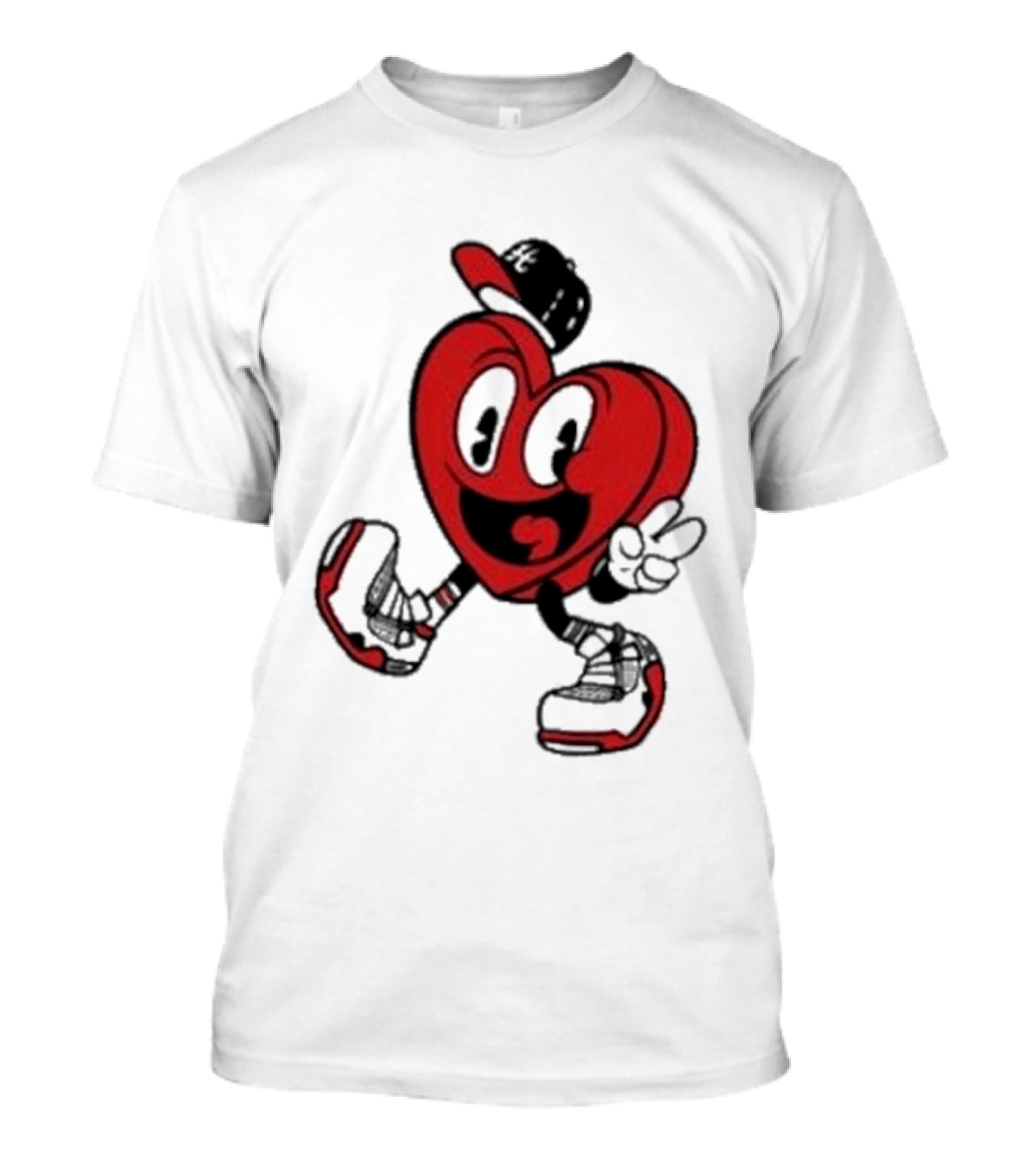 Hulvey Love Like That Heart Character Cartoon T-Shirt